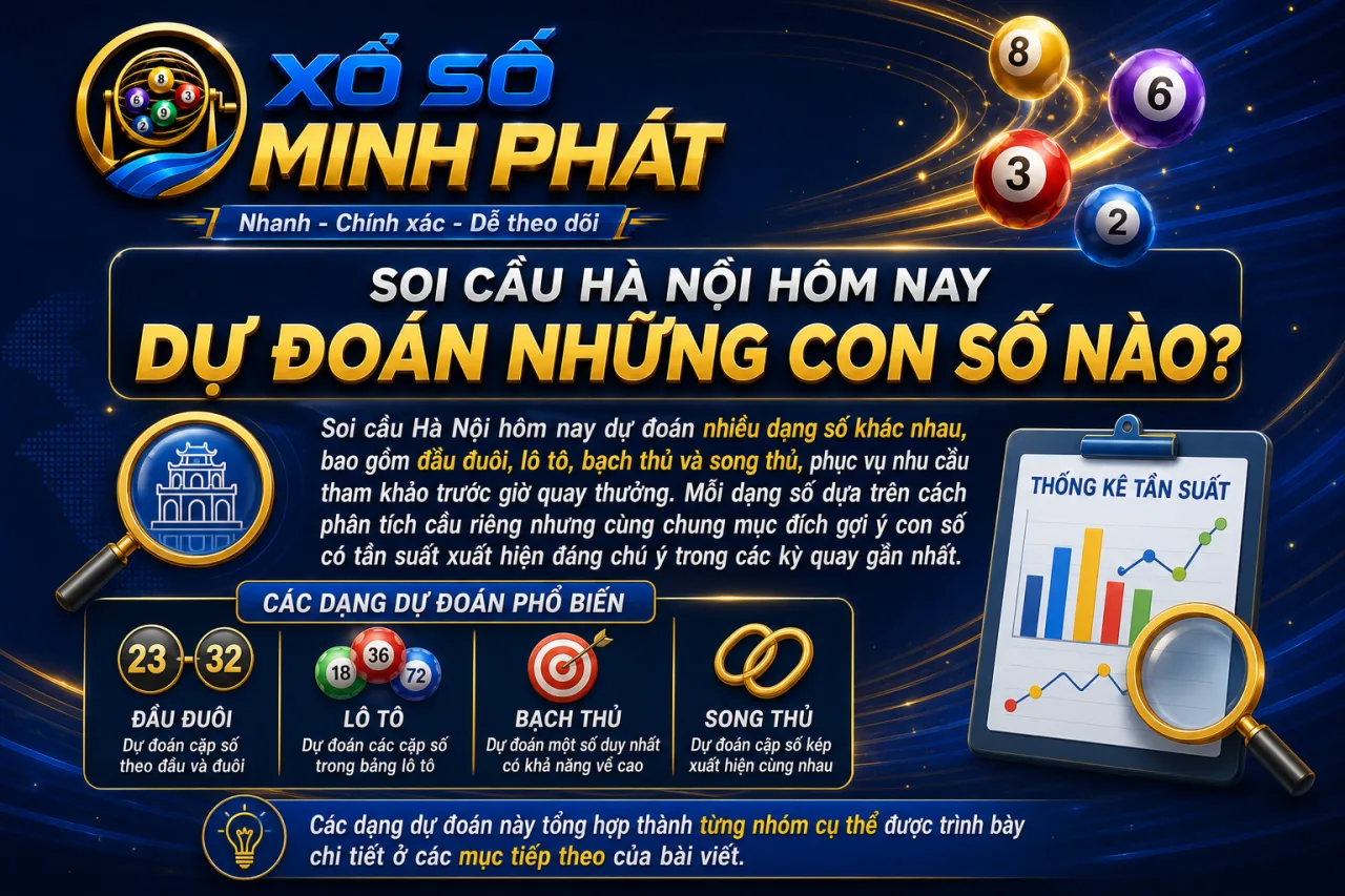 Soi cầu Hà Nội hôm nay dự đoán những con số nào