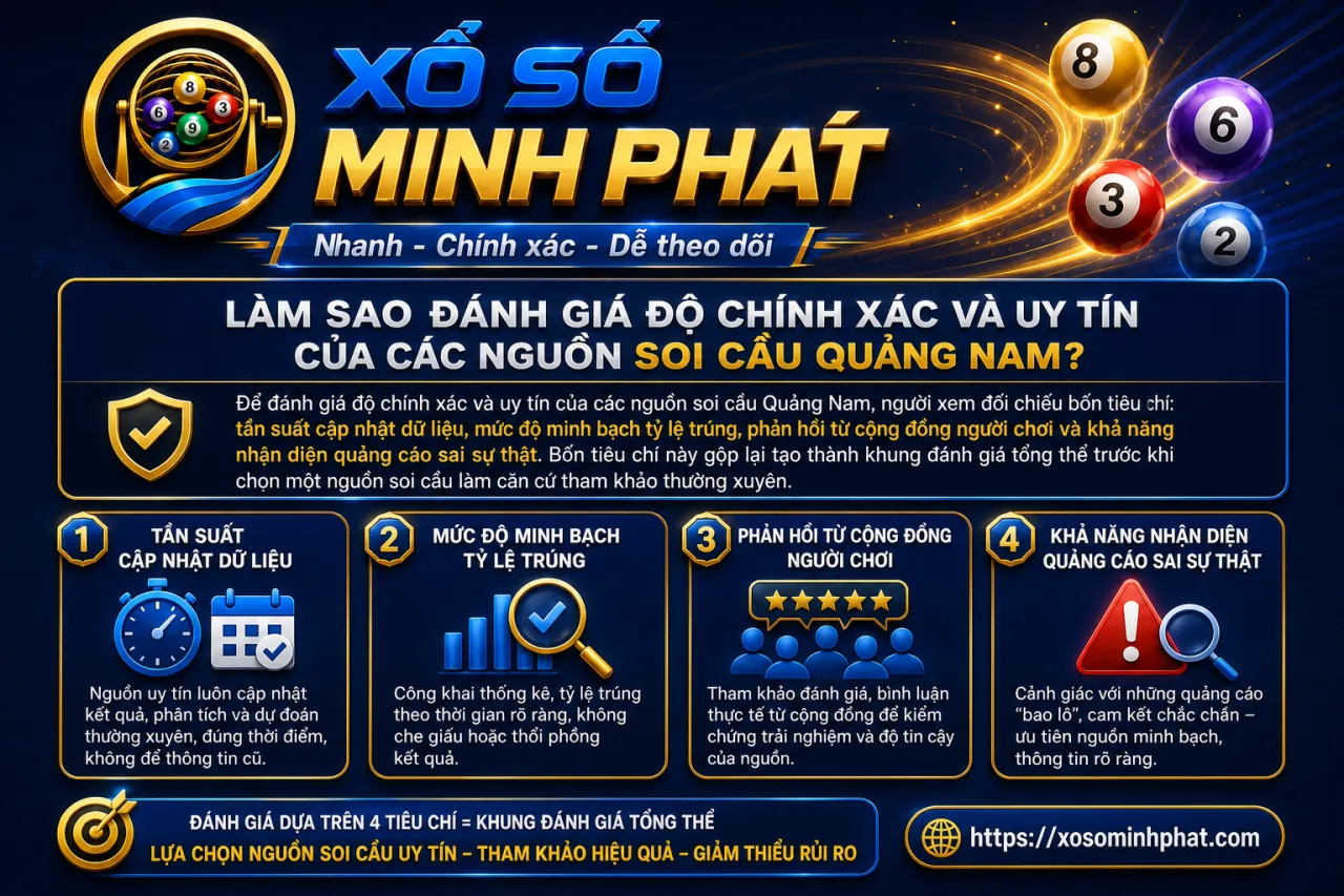 Làm sao đánh giá độ chính xác và uy tín của các nguồn soi cầu Quảng Nam